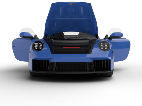 Porsche 911 Carrera GTS 2025 HQ 3D Модель