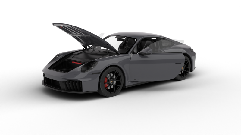 Porsche 911 Carrera GTS 2025 HQ 3D Model .c4d .max .obj .3ds .fbx .stl .blend