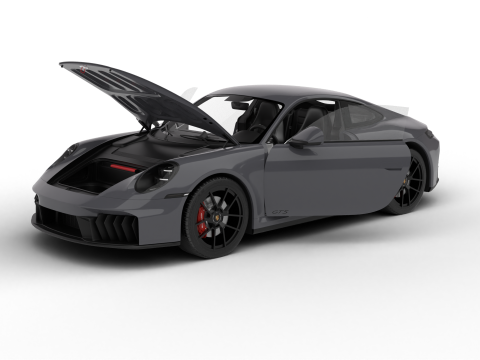 Porsche 911 Carrera GTS 2025 HQ 3D-Modell