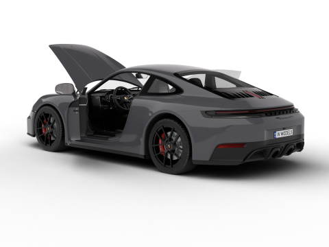 Porsche 911 Carrera GTS 2025 HQ 3D Model