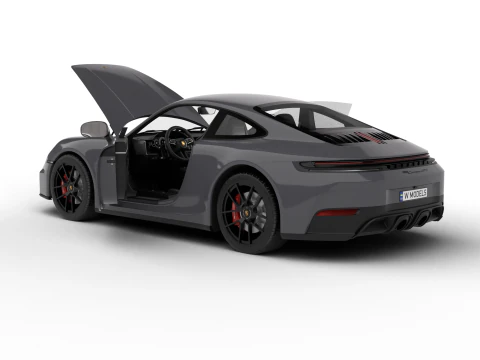 Porsche 911 Carrera GTS 2025 hoofdkwartier 3D Model