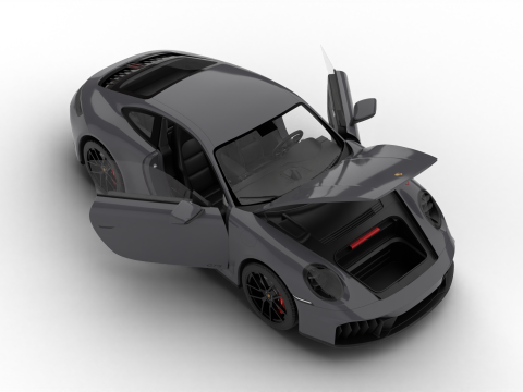 Porsche 911 Carrera GTS 2025 HQ 3D Model