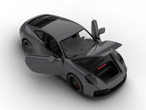 Porsche 911 Carrera GTS 2025 hoofdkwartier 3D Model