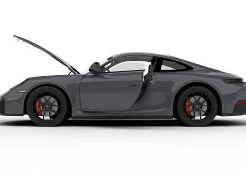 Porsche 911 Carrera GTS 2025 hoofdkwartier 3D Model