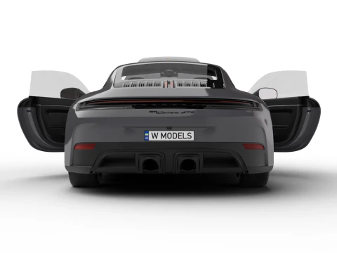 Porsche 911 Carrera GTS 2025 hoofdkwartier 3D Model