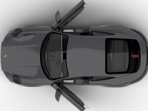 Porsche 911 Carrera GTS 2025 HQ 3D Model