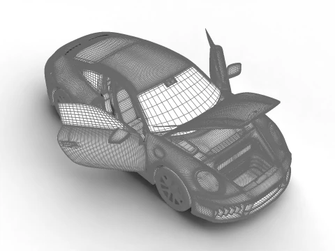 Porsche 911 Carrera GTS 2025 hoofdkwartier 3D Model