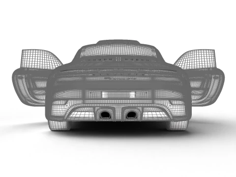 Porsche 911 Carrera GTS 2025 hoofdkwartier 3D Model