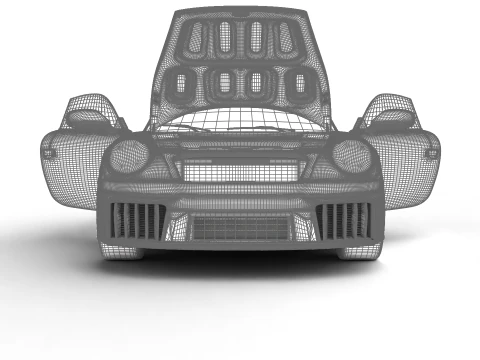 Porsche 911 Carrera GTS 2025 hoofdkwartier 3D Model