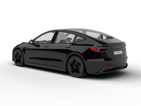 Tesla Model 3 Perfomance 2024 3D Model