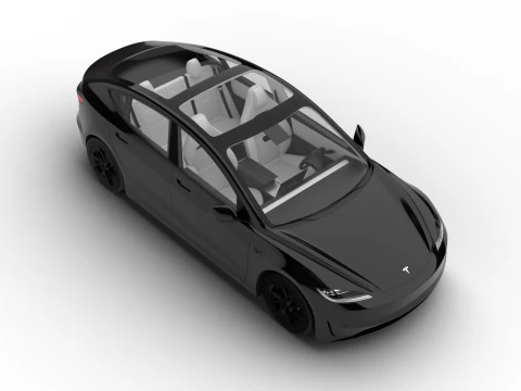 Tesla Model 3 Perfomance 2024 3D Model