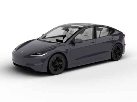 Tesla Model 3 Perfomance 2024 Model 3D