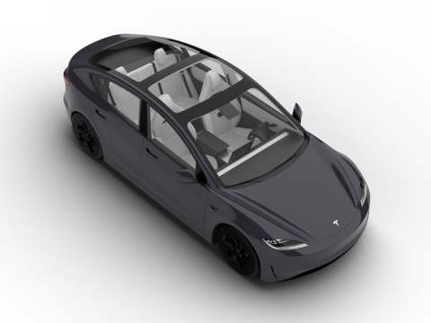 Tesla Model 3 Perfomance 2024 3D Модель