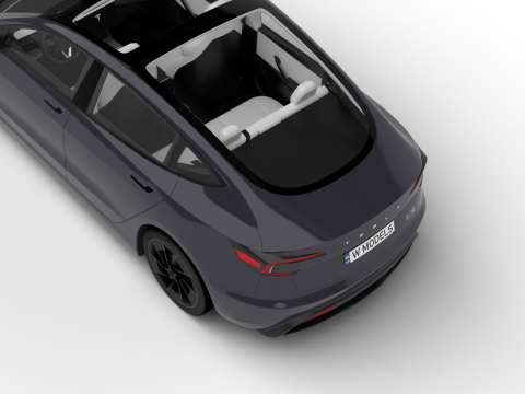 Tesla Model 3 Perfomance 2024 3D Модель