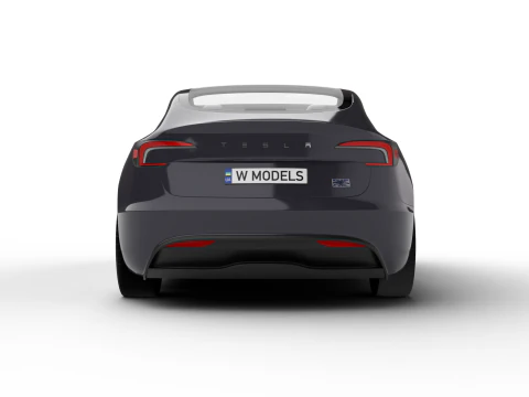 Tesla Model 3 성능 2024 3D 모델
