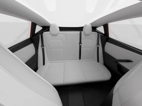 Tesla Model 3 성능 2024 3D 모델