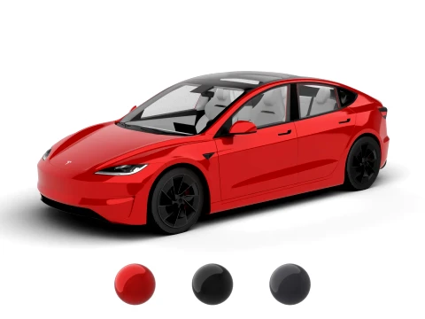Tesla Model 3 Perfomance 2024 Modelo 3D