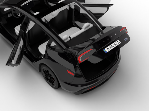 Tesla Model 3 Perfomance 2024 HQ 3D Модель