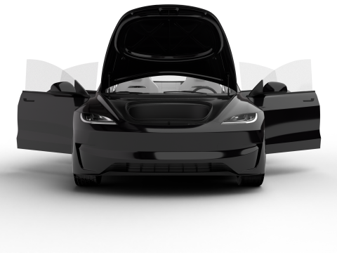 Tesla Model 3 Perfomance 2024 HQ 3D Модель
