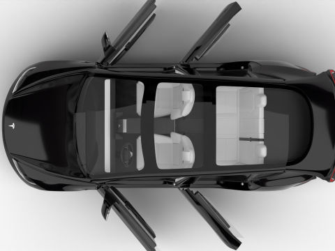 Tesla Model 3 Perfomance 2024 HQ 3D Модель
