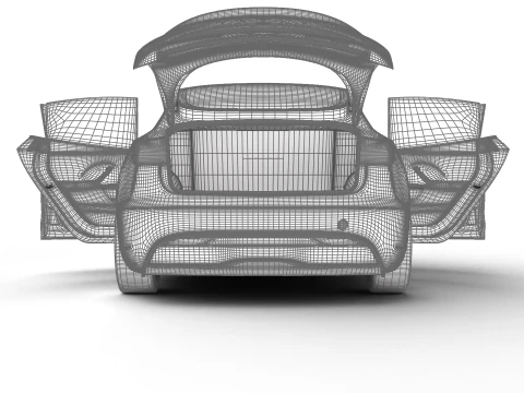 Tesla Model 3 Performansı 2024 Genel Merkez 3D Model