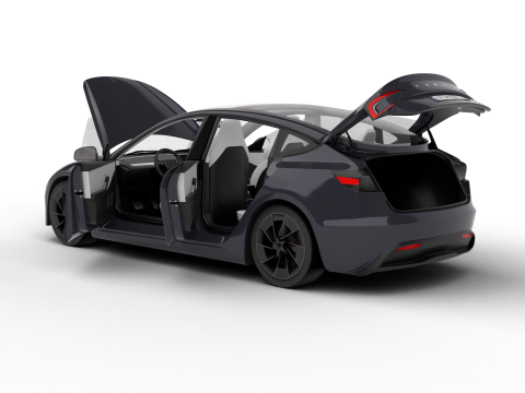 Tesla Model 3 Perfomance 2024 HQ 3D Модель