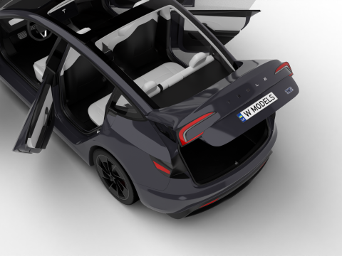 Tesla Model 3 Perfomance 2024 HQ 3D Модель