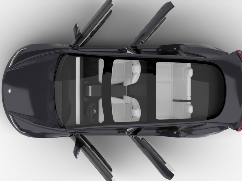 Tesla Model 3 Perfomance 2024 HQ 3D Модель