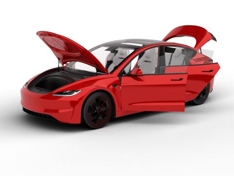 Tesla Model 3 Perfomance 2024 HQ Model 3D