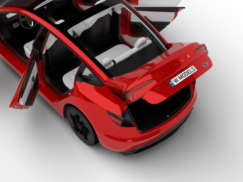 Tesla Model 3 Perfomance 2024 HQ 3D Модель