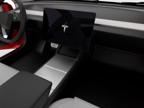 Tesla Model 3 Perfomance 2024 HQ 3D Модель