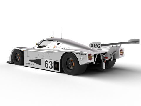 Mercedes Benz C9 GT 1987 Sauber Racing Model 3D