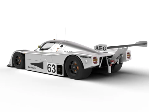 Mercedes Benz C9 GT 1987 Sauber Racing 3D Model