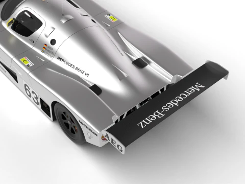 Mercedes Benz C9 GT 1987 Sauber Racing 3D Model