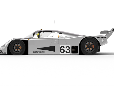 Mercedes Benz C9 GT 1987 Sauber Racing Model 3D