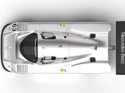 Mercedes Benz C9 GT 1987 Sauber Racing Model 3D