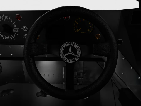 Mercedes Benz C9 GT 1987 Sauber Racing 3D Model