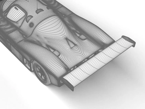Mercedes Benz C9 GT 1987 Sauber Racing 3D Model
