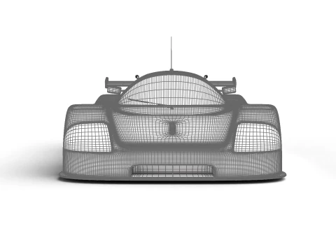 Mercedes Benz C9 GT 1987 Sauber Racing 3D Model