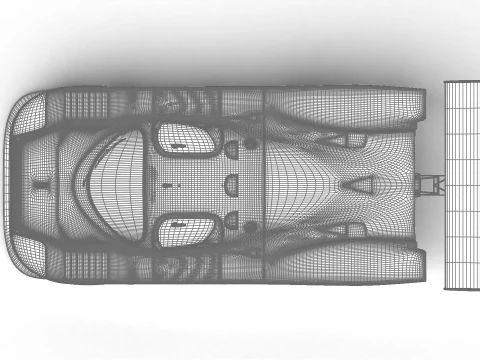 Mercedes Benz C9 GT 1987 Sauber Racing 3D Model
