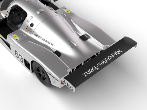 Mercedes Benz C9 GT 1987 Sauber Racing HQ Modello 3D