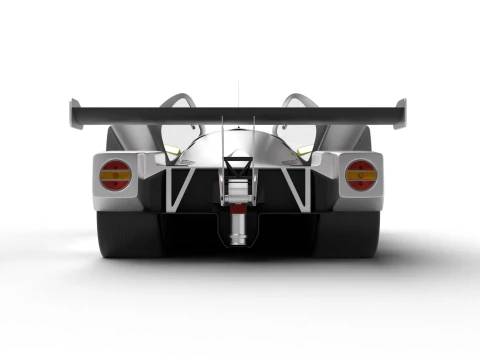 Mercedes Benz C9 GT 1987 Sauber Racing HQ 3D Model
