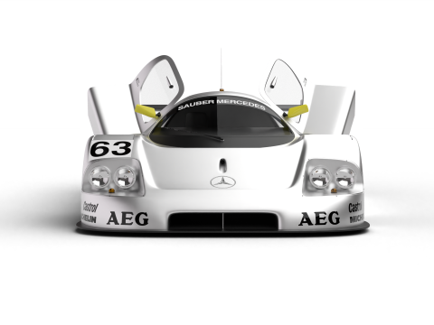 Mercedes Benz C9 GT 1987 Sauber Racing HQ Modello 3D