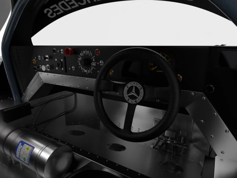 Mercedes Benz C9 GT 1987 Sauber Racing HQ 3D Model