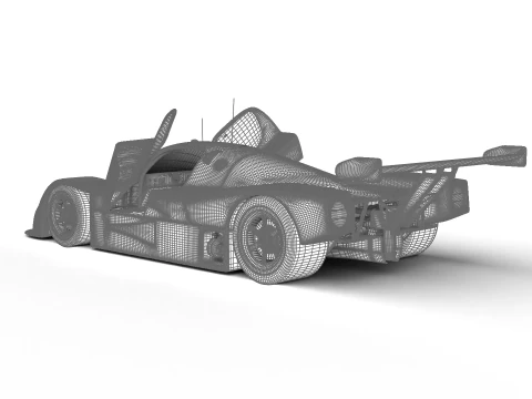 Mercedes Benz C9 GT 1987 Sauber Racing HQ 3D Model