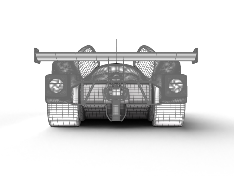 Mercedes Benz C9 GT 1987 Sauber Racing HQ Modello 3D
