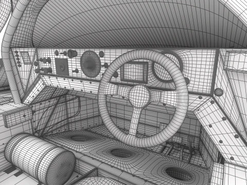 Mercedes Benz C9 GT 1987 Sauber Racing HQ 3D Model