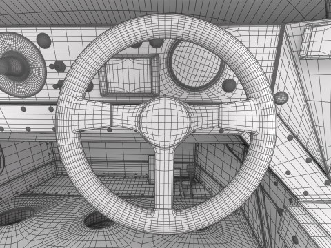 Mercedes Benz C9 GT 1987 Sauber Racing HQ Modello 3D