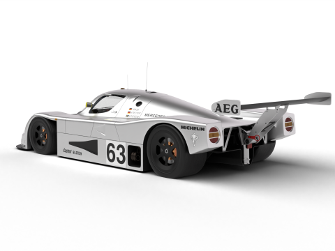 Mercedes Benz C9 1987 Sauber Racing Model 3D