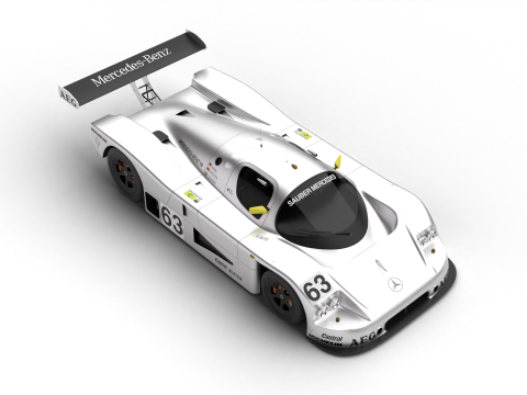 Mercedes Benz C9 1987 Sauber Racing Model 3D